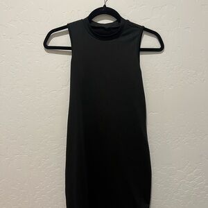 Elegant Black Sleeveless Dress